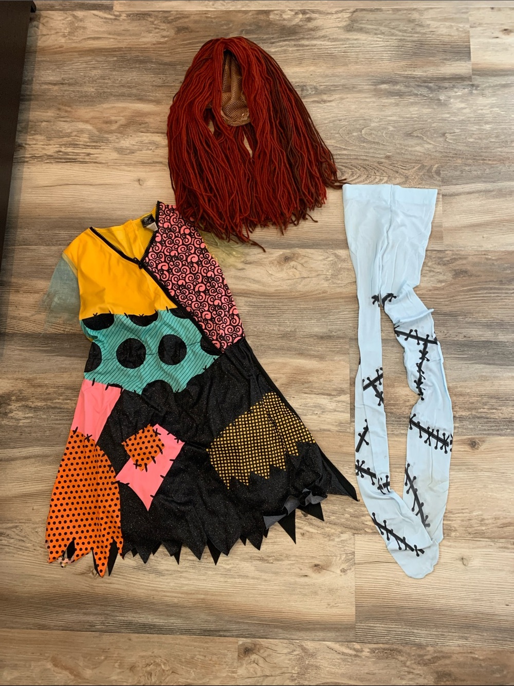 Sally - nightmare before Christmas Halloween costume girl size 7-8 yo